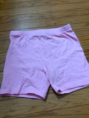 Pink Girls' Stretch Cotton Shorts